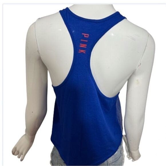 Victoria's Secret Pink Blue Chicago Cubs Sequin Racer Back Tank -- Small - Picture 3 of 11